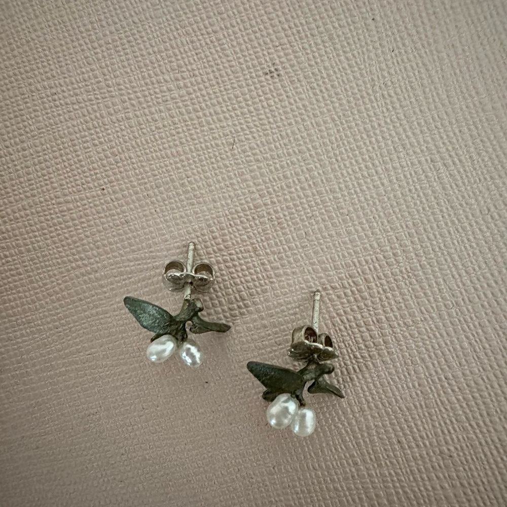 Beautiful Michael Michaud Stud Earrings